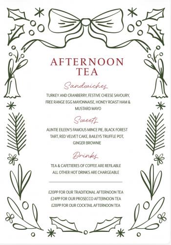 FESTIVE AFTERNOON TEA 